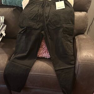Men's Classic Black Cargo Pants